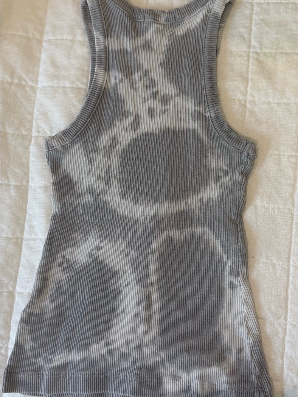 AGOLDE Riley Ribbed Tie Dye Tank Top - Picture 4 of 4